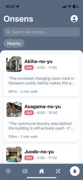 Nozawa Onsen Guide app screenshot 4
